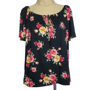 Star Vixen floral blouse